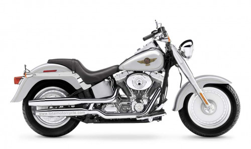 25th Anniversary  of Harley  Davidson  Fat  Boy  Harley  